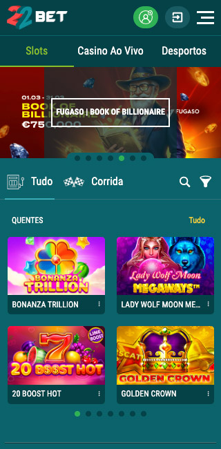 22Bet Aplicação Móvel